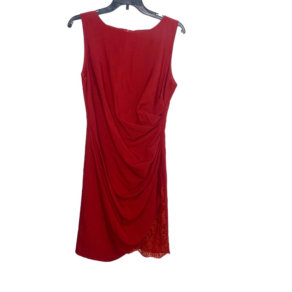AIJEK red cocktail dress size 4 EUC